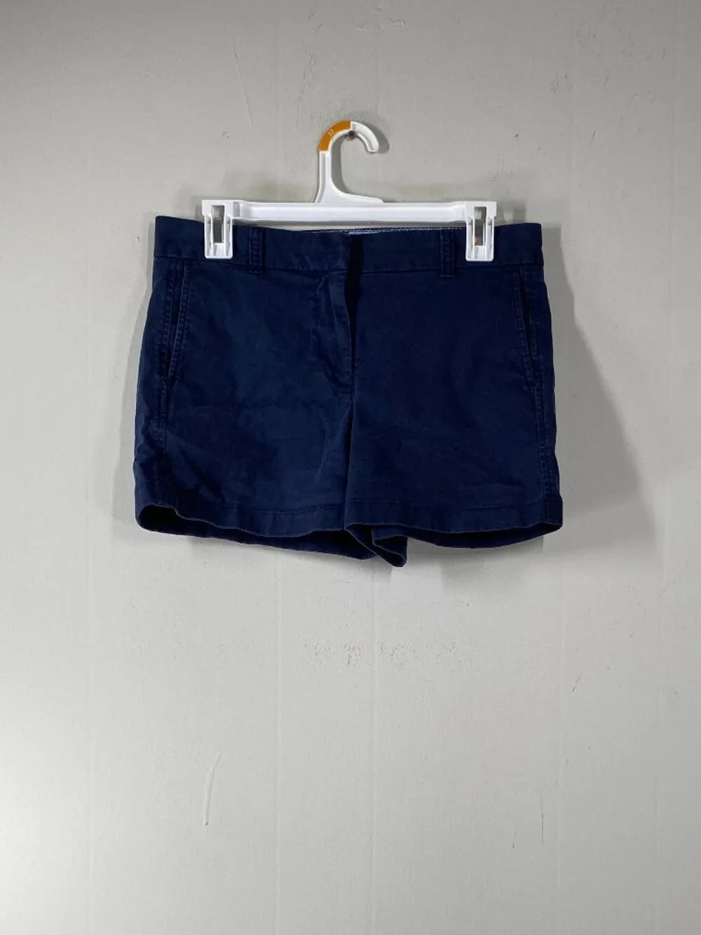 J. Crew Chino Shorts Women's 6 Mid Rise Blue Casual